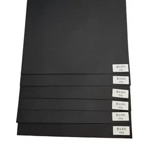 Хит продаж, высококачественные бумажные упаковочные пакеты 110gsm-500gsm, черная Экологически чистая целлюлозная бумага