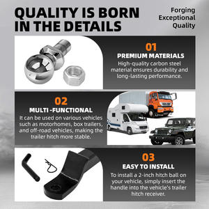 AUTOBOTS Usine de qualité supérieure <span class=keywords><strong>à</strong></span> bas prix Crochet de remorquage <span class=keywords><strong>à</strong></span> <span class=keywords><strong>boule</strong></span> <span class=keywords><strong>d</strong></span>'<span class=keywords><strong>attelage</strong></span> en aluminium avec revêtement en poudre pour remorque avec <span class=keywords><strong>boule</strong></span> - Product Image 6