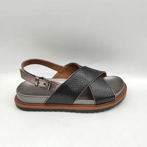 Diseñador de las mujeres de verano Pretty Girl zapatos de fondo plano de alta calidad suela gruesa de moda playa al aire libre <span class=keywords><strong>Sandalias</strong></span> <span class=keywords><strong>planas</strong></span> - Product Image 1