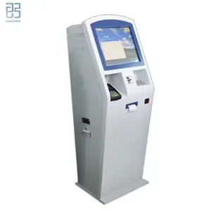 ตู้ ATM ของธนาคารหลายสกุลเงินที่หรูหราบริการตนเองจอแสดงผล LCD แบบสัมผัสบิลเครื่องฝากธนบัตรพร้อมบริการ SDK