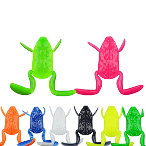 เหยื่อตกปลาเทียมคุณภาพสูงเหยื่อกบพลาสติกไบโอมิเมติกส์สำหรับปลาแบสและปลาดุกในแม่น้ำ - Product Image 2