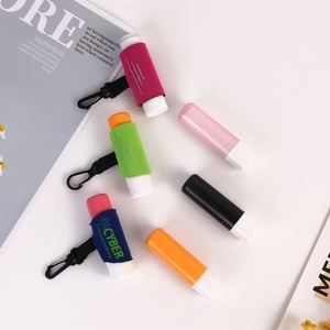 Custom Package Honey Nourishing Neoprene Lanyard Lip Balm Holder Lips Moisturizer Organic <b>Sunscreen</b> Waterproof Chapstick for Gif - Product Image 1