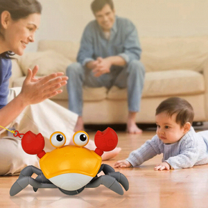 Cute Plastic Wind up Water Walking Baby Moving Bath <strong>Toy</strong> Animal Tummy Dancing <strong>Crawling</strong> <strong>Crab</strong> <strong>Toy</strong> for Infant Gift - Product Image 5