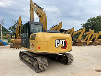 Excavatrice sur chenilles hydraulique Caterpillar 313GC reconditionnée, diesel, compacte, avancée, efficace, fiable, pour le chargement et le creusement