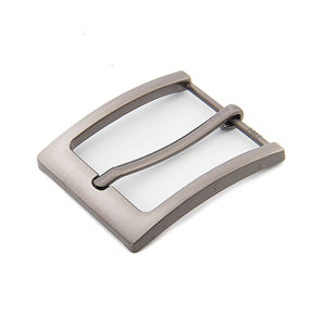 Fibbia in lega personalizzata all'ingrosso per gli uomini fornitura di fabbrica a buon mercato prezzo argento fibbia della cintura - Product Image 6