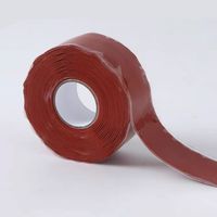 Ruban adhésif en caoutchouc de silicone ignifuge résistant aux hautes températures, ruban adhésif imperméable pour électricien, réparation rapide des fuites