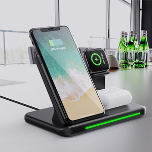 AliExpress <span class=keywords><strong>Ama</strong></span> zon-Soporte multifuncional Cuatro en Uno, cargador inalámbrico <span class=keywords><strong>de</strong></span> 15W, auriculares portátiles, cargador <span class=keywords><strong>de</strong></span> reloj - Product Image 6