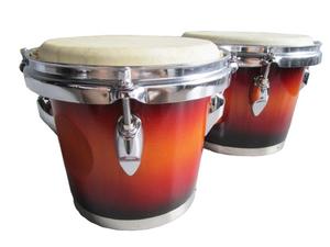 Instrumento de percusión de alto grado Instrumento de tambor musical Madera natural 7 "+ 8" Tambores <span class=keywords><strong>Bongo</strong></span> a la venta - Product Image 5