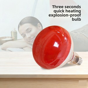 Bombilla de Lámpara de Calor Roja AIDLIN 220V 275W |   Vidrio a Prueba de Explosiones |   <span class=keywords><strong>Base</strong></span> de Doble Tornillo |   Calentamiento Rápido |   Garantía de 2 años |   para - Product Image 1