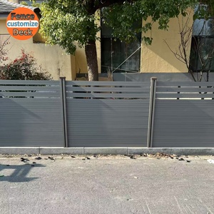 Resistente al agua a prueba <span class=keywords><strong>de</strong></span> insectos Respetuoso con el medio ambiente Vida útil Fácil instalación Se puede perforar y atornillar Valla <span class=keywords><strong>de</strong></span> plástico <span class=keywords><strong>de</strong></span> madera para exteriores - Product Image 1