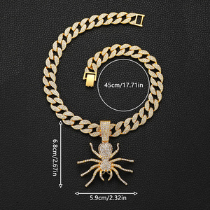 Кулон-паук из сплава 18 каратных - Product Image 6