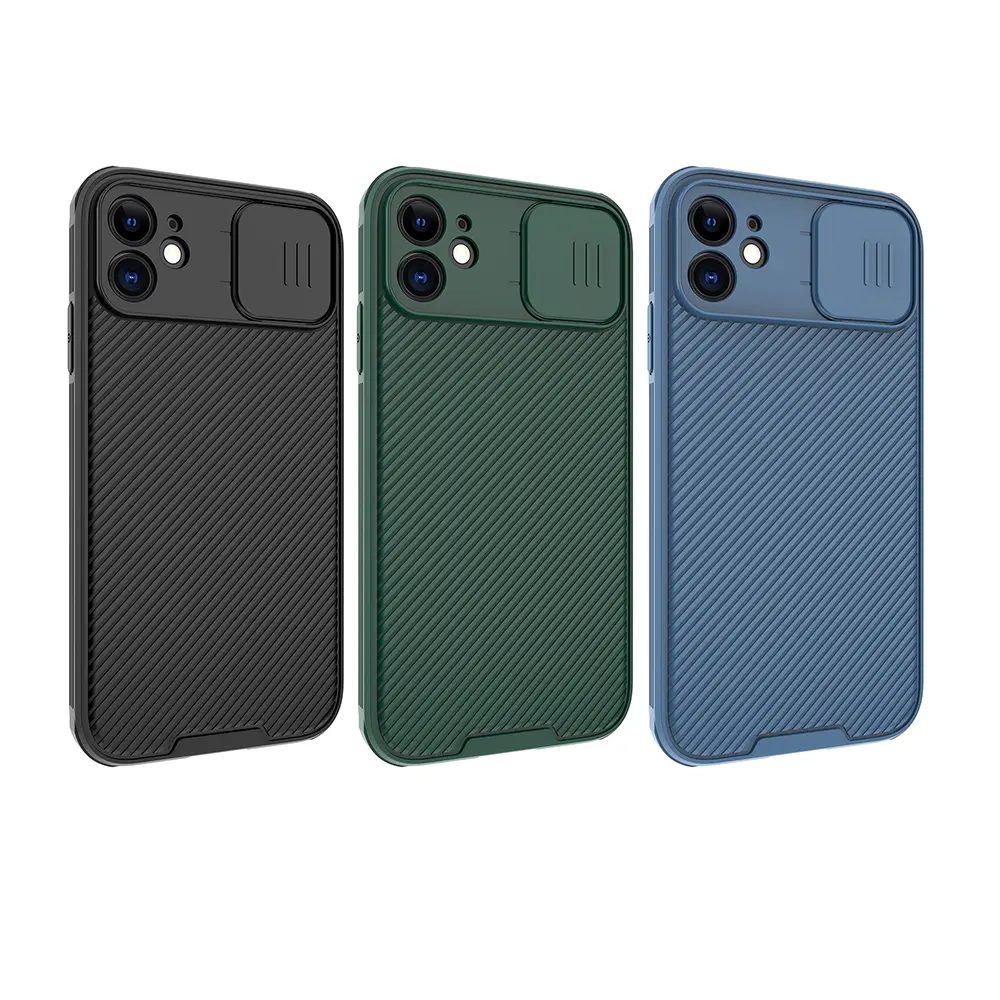 Wholesale Price Nillkin Lens Slide Camera Protective Soft TPU Pc Magnet Phone Case For Iphone 11 Pro Max Shockproof Case