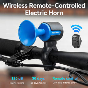 Per ROCKBROS Wireless telecomando bicicletta clacson elettrico impermeabile <span class=keywords><strong>campanello</strong></span> di avvertimento per strada bici elettriche per bambini - Product Image 2