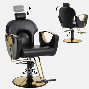 Silla de Peluquería Hidráulica 2025 con Reposacabezas Ajustable, Giratoria 360 Grados, para Estilistas y Barberos - Product Image 1