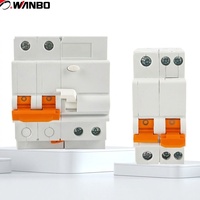 Wanbo-242 Vente Chaude Disjoncteurs MCB C16 C40 & RCBO C63 30mA Série 400V 6kA IEC 60898-1 Spécifications Directes Usine