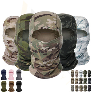 <strong>Hotsale</strong> Outdoor Eco-friendly Polyester Brown Hiking Knitted Custom Logo Mens Facemask Snood Winter <strong>Hats</strong> Skimask Balaclava Beanie