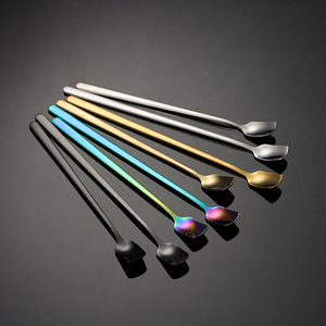 <span class=keywords><strong>Cucchiaino</strong></span> di caffè in acciaio inossidabile 304 per uso alimentare con manico <span class=keywords><strong>lungo</strong></span> cucchiaio quadrato per mescolare il tè - Product Image 6