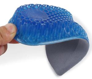 F0267 Semelles intérieures <span class=keywords><strong>en</strong></span> <span class=keywords><strong>silicone</strong></span> <span class=keywords><strong>pour</strong></span> augmenter la hauteur Semelles de coussin demi-<span class=keywords><strong>talon</strong></span> Soulager la douleur au pied Protecteurs de <span class=keywords><strong>talon</strong></span> Inserts de coupe Coussinets <span class=keywords><strong>en</strong></span> gel 3CM - Product Image 3
