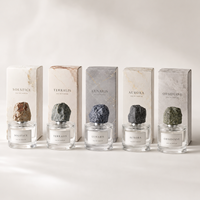 Coffrets Cadeaux de Parfum Personnalisés avec Vaporisateur de Voyage 50ml et Design en Verre Transparent Style Halloween