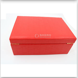 Elegant Red Leather Jewelry Box With Mirror And Removable Drawers Multi Layer Jewelry <b>Storage</b> Case For <b>Rings</b> Earrings Necklaces - Product Image 2