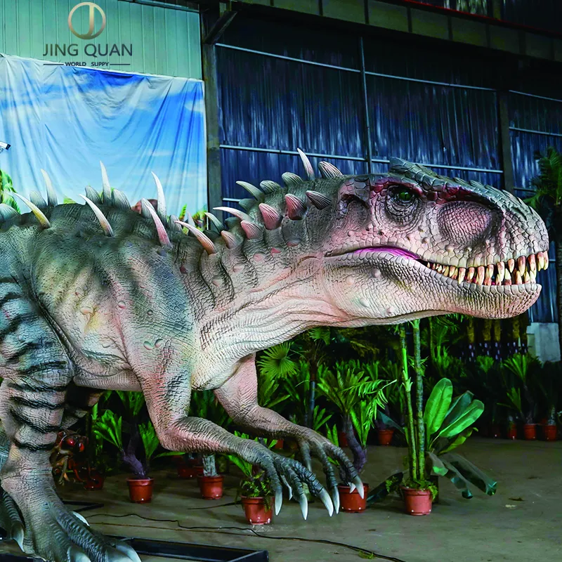Devilsaure modèle Animatronic parc à thème en plein air automatique réaliste dinosaure Costume animaux animatroniques parc d'attractions produits