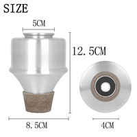 Small Brass Trumpet Silencer Aluminum Alloy Wow Wow Muffler for Adults Children Musical Instrument Accessories for Learning