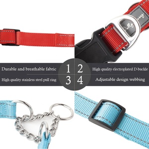 Collar de perro Martingale de deslizamiento limitado para entrenamiento de mascotas suave y efectivo con cadena de acero inoxidable hebilla resistente - Product Image 5