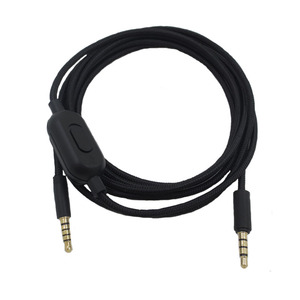 สำหรับโลจิเทค G433 G233 Gpro X ชุดหูฟังสำหรับเล่นเกมสายสัญญาณเสียง 2M สายถักแบบมีไมโครโฟนควบคุมระดับเสียงในตัว 3.5 มม. - Product Image 4