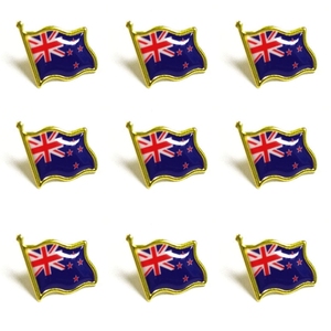 Pin de solapa de bandera de Nueva Zelanda de Metal, alfileres de <span class=keywords><strong>kiwi</strong></span> de Nueva Zelanda, insignia patriótica de NZ a granel, regalos de recuerdo - Product Image 1