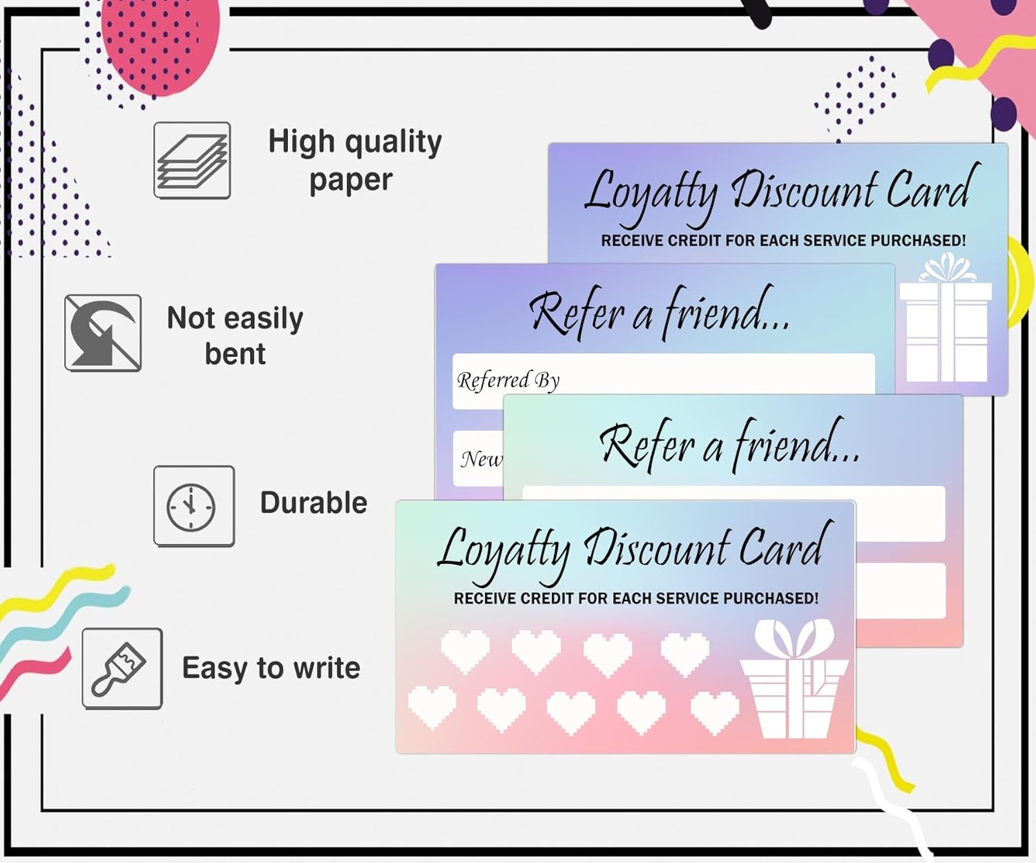 coffee loyalty stamp card custom