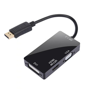 Adaptador <span class=keywords><strong>DisplayPort</strong></span> <span class=keywords><strong>a</strong></span> HDTV DVI <span class=keywords><strong>VGA</strong></span> con Salida 4K <span class=keywords><strong>a</strong></span> 30Hz para Configuración de Estación de Trabajo de Escritorio con Múltiples Monitores y PC para Juegos - Product Image 4