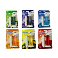 Gel désodorisant WC en forme de fleur, 6 parfums différents, nettoyant longue durée pour cuvettes de toilettes, garde la fraîcheur et la fragrance.