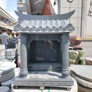 Approvisionnement d'usine En Plein Air Super Mini Temple Pierre Sanctuaires en pierre Antique Petit Temple Du <span class=keywords><strong>Dieu</strong></span> De <span class=keywords><strong>La</strong></span> Terre TU DI GONG MIAO Baldachine - Product Image 2