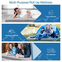 Éponge de camping mise à la terre en gros matelas de chambre à coucher portable matelas de couchage pliable voiture tapis de couchage rembourré simple coussins larges adultes