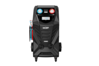 Station de service AC WDF X850 R134a pour la récupération, la recharge et le lavage des climatiseurs de bus et de camions lourds