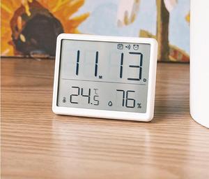 <strong>Digital</strong> <strong>Wall</strong> <strong>Clock</strong> <strong>Battery</strong> <strong>Operated</strong>, with Temperature, Humidity and Date, Large Display Calendar Alarm <strong>Clock</strong> for Bedroom, Office - Product Image 3