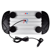 Vente en gros de barres lumineuses clignotantes LED haute luminosité Power Cop Ceiling Short Row Car Roof Warning Stroboscope Light Reflection Cup