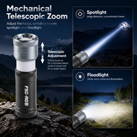 Lampe torche portable JIXIO à zoom 4 couleurs, lumière d'appoint 15W 3.6V CRI96+ pour la photographie