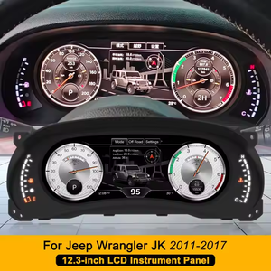 10.9 ''carplay + cụm kỹ thuật số cho Jeep wrangle 2016 2020 xe đài phát thanh <span class=keywords><strong>GPS</strong></span> <span class=keywords><strong>navigation</strong></span> đa phương tiện Video Player HD cảm ứng dài màn hình - Product Image 2