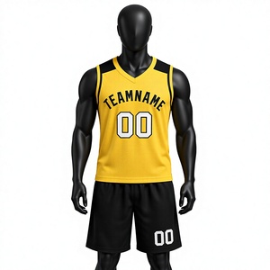 Maillot de basketball pour homme de haute qualité, vente en gros, nouveau design, personnalisé, toutes tailles, logos et numéros de toutes les équipes, sans manches, respirant - Product Image 1