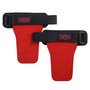 INNSTAR Red Powerlifting wrist wraps anti slip weight lifting pad with wrist guard