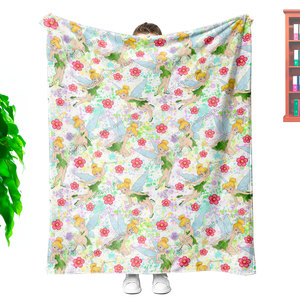 Tinkerbell Mặc Chăn Mới Đến Phim Hoạt Hình Tùy Chỉnh Thiết Kế Ném Mềm Sherpa Lông Chăn Cho Trang Trí Nội Thất Sofa Couch - Product Image 6