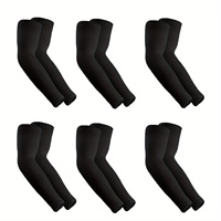Manchons de bras en nylon anti-humidité respirants avec logo personnalisé pour le basket-ball, le cyclisme et les sports d'été avec protection UV UPF pour l'extérieur