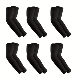 Benutzer definiertes Logo Atmungsaktive feuchtigkeit transportierende Sommer-Basketball-Radsport-Sport UPF UV-Schutz Nylon-<span class=keywords><strong>Arm</strong></span> manschetten für den Außenbereich - Product Image 6