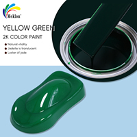 Peinture automobile Meklon 2K Jaune Vert ML-211 Haute Brillance Bonne Capacité de Couvrance Acrylique Couche de Finition Solide pour Réparation Automobile