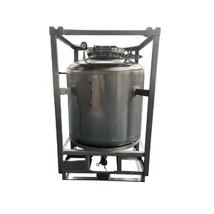 High Quality Wholesale SS304/SS316L 1000L 1500L 2000L Chemical Cosmetic Storage Stackable Vessel