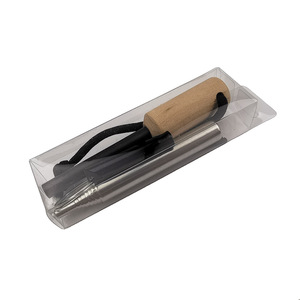 Outdoor Stainless Steel <b>Fire</b> Starter Kit With Flint Survival Whistle Telescopic Stick Camping Gear - Product Image 5