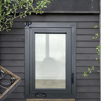 Ventana de Aluminio con Persiana de Aleación de Aluminio Serie PDP 100, Mosquitera de Acero Inoxidable, Apertura Superior, Manivela Manual para Exteriores