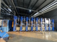Nouvelle machine à fabriquer des chaussures en EVA pour sandales, pantoufles, semelles, 6/8/10 positions, certifiée ISO9001, 200-300 paires/h