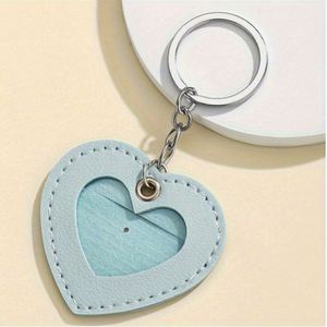 Modern Heart-Shaped Keychain Pu Leather Handbag Pendant Charming Accessory for Girls <b>Phone</b> Bags Elegant Bag <b>Charm</b> - Product Image 3